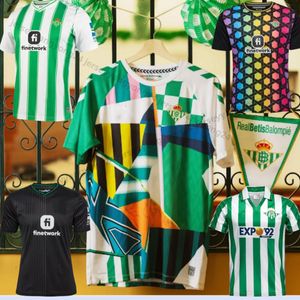 Real Betis Isco Soccer Jerseys 23 24 Joaquin Fekir B.iglesias Canales Willian J Shirt William Camarasa Juanmi Victor Ruiz Men Kids Kit Kit Football Shirts