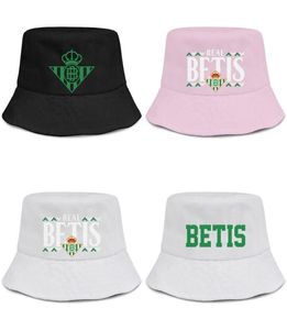 Real Betis Los Verdiblancos RBB texte hommes et femmes pêcheur seau chapeau de soleil design personnalisé unique classique casquette verte étiquette3839264