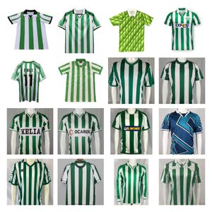 REAL BETIS Retro Soccer Jerseys 1976 77 81 88 89 94 95 96 97 98 2001 02 03 04 ALFONSO JARNI DENILSON Camiseta de fútbol vintage FINIDI JOAQUIN JARNI RIOS FERNANDO Uniformes Top