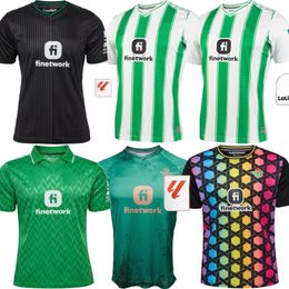 echte Betis voetbalshirts 2023 2024 FEKIR Forever Green HOME Manga Corta JOAQUIN B.Iglesias camiseta de futbol Juanmi ESTADIO LA CARTUJA voetbal SHIRTS top