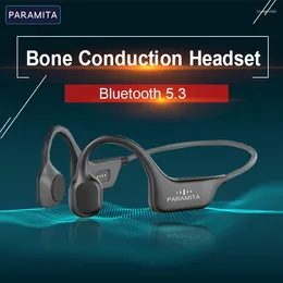 Écouteurs sans fil Bluetooth à Conduction osseuse, casque de sport étanche avec micro pour les entraînements et la course à pied