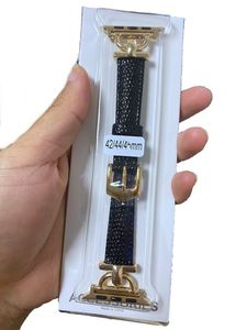 Bracelets de montre Bracelets 38mm pour Apple Iwatch 8 Ultra 3 4 5 7 véritable cuir de vache 40mm 44mm 45 49 41mm bandes connecteur en métal bracelet noir dames femmes mince boucle en or