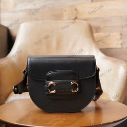 Real Cow Whide Horsebit 1955 Fashion Fashion Luxury Bags Bolsas de lienzo Retro Purse Classic Neo Vintage Crossbody Bolsos embrague Mini Bag Horsebit 10a Top