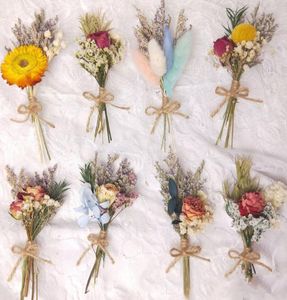 Plantes sèches de fleurs séchées réelles pour décoration de maison cadeaux pampas herbe bricolage artisanat6906780