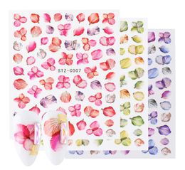 Autocollants adhésifs 3D pour Nail Art, vraies fleurs, feuilles, papillon, érable, Design d'ongles, enveloppes de décoration colorées CHSTZC01117611914