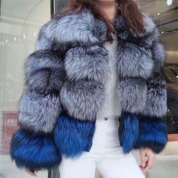 Vraie fourrure herbe veste femmes hiver fourrure naturelle gilet mode court manteau de fourrure de luxe 201112