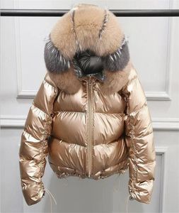 Vraie Fox Fur Winter Female Jacket 2019 Coat d'hiver Femmes Real Raccoon Fur Femme chaude Parkas Veste hiver