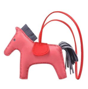 Réaux chaînes en cuir Mini colorée avec poney poney de gland pour femmes porte-sacs de sac de charme