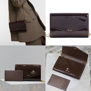 Pochette en cuir véritable Caviar enveloppe sac de luxe portefeuilles de créateurs sac à rabat en cuir de veau de qualité supérieure UPTOWN HAYBRICK Banquet fête mariage pochettes femmes sacs à main