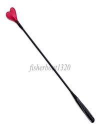 Vraie en cuir Whip Whid Riding Crop Whip Straight Flogger Restraint Cosplay 876E3469121