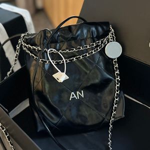 Vraie en cuir poubelle femme Femmes Luxurys Designers Mini sacs Sac à main sac à main Sac de messagerie messager volet cutané portefeu