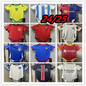 24 25 Kids Football Kits Baby Jerseys 23 2024 2025 Babyvoetbal Jersey Maillot Foot Shirt Camisa de Futebol 888