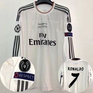 Real Madrids 13/14 Retro Soccer Jerseys Men Football Shirts Fan Version