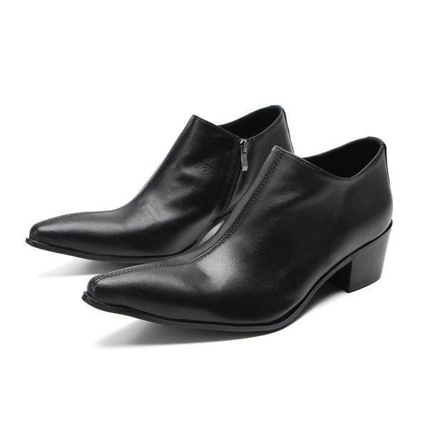 Real Men's for Career Office Shoes Dress Business Men Oxford Leather Zapatos Hombre de Vestir Formal 87 Mal