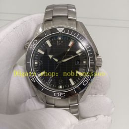 Real Photo Horloges Heren 600M keramische rand Zwarte wijzerplaat Limited Edition stalen armband 007 Azië 8500 Automatisch uurwerk Mechanische horloges Herenhorloge