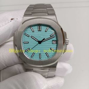 Echte foto Automatische horloges voor heren 40 mm Sapphire Crystal Blue Dial 904L stalen armband 3kf Cal.26-330 S C MECHTER MECHANISCHE CASUAL FORMAL FORMALE 3K FACTORY Sport Watch