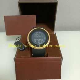 Real Photo Diamond Watch with Box Mens 44mm Black Cador