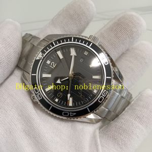 Real Photo Watches Mens 600m Céramique Cérame Black Diad Bracelet en acier en édition limitée 007 ASIA 8500 Mouvement automatique Sortie de bracelet mécanique