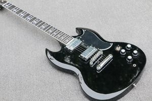 Custom Shop Tony Iommi modèle S G guitare électrique noire expédition rapide