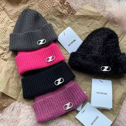 Vraies Photos tricot chapeau bonnets automne hiver casquettes chaudes pour hommes femmes cadeaux