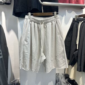 Vraies photos hommes shorts féminins coton de qualité supérieure swshort sweat-swishstring lavé shorts