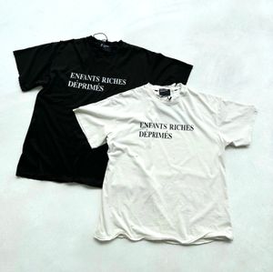 Vraies photos T-shirt lavé hommes femmes 1: 1 des lettres vintage de meilleure qualité imprimer les t-shirts à manches courtes à manches courtes