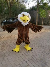 Disfraz de mascota de águila con imagen Real, traje de fantasía, personaje de dibujos animados, vestido de fiesta