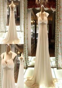 Echte foto's prom jurk avondjurken mermaid pure back kralen kristallen met sjerp trein satijn glanzende beroemde jurken 7574654