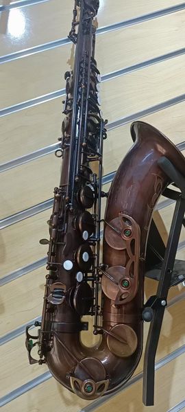 Marca Imágenes reales STS-R54 Saxofón Saxofón tenor B Instrumentos musicales planos Cobre antiguo Simulación Latón con boquilla Envío gratis