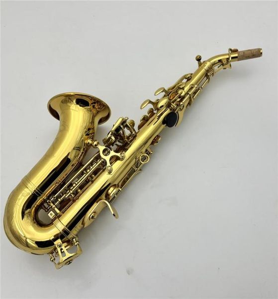 Real images w010 Soprano saxophone b en laiton plat plaqué en bois avec accessoires de boîtier6394220