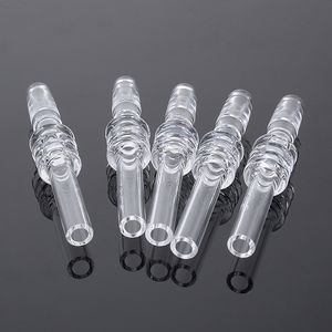 10mm 14mm 18mm Quartz Tip Accessoires pour fumer Mini Nectar Collector Kit Quartzs Nail Dabber Filter Tip Livraison gratuite GQB19-21