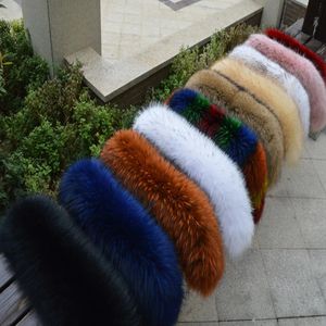 Echte wasbeer bontkraag voor dames Winter natuurlijk bont capuchon versieringen sjaal vrouwelijke bont sjaals nekwarmer jas kap decor bont sjaals 240110