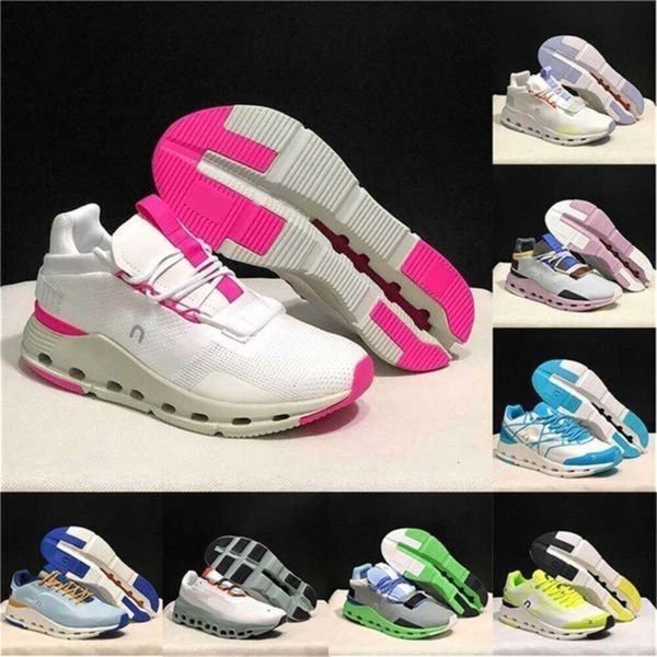 Real Running Outdoor Chaussures Nova Pearl White Femmes Nova Form Shoes Platform Platform Sneakers Dhgate Designer Run Clouds Monster Shoe Train