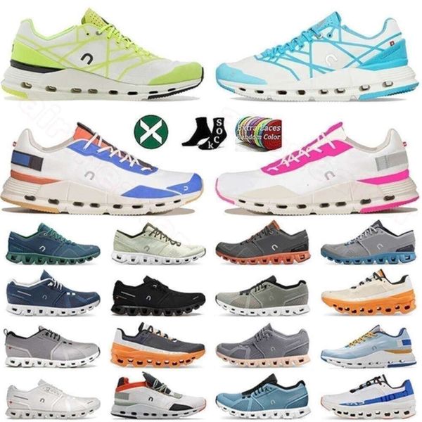 Zapatos para correr reales Zapatos de calidad superior Zapatos al aire libre Zapatillas de plataforma blancas Hombres Mujeres Run Clouds Monster Zapato para hombre Zapatillas deportivas R