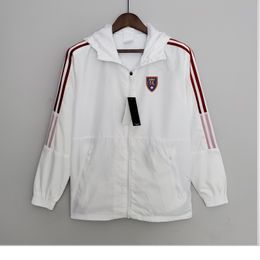 Chaqueta Real Salt Lake para hombre, rompevientos deportivo de ocio, jerséis con cremallera completa, rompevientos con capucha, abrigo de moda para hombre con logotipo personalizado