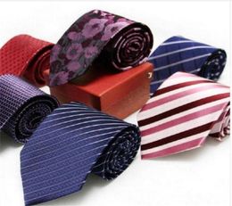 Echte zijden stropdas 9CM stropdas voor mannen strips waterdichte antifouling 150CM langere dassen pack met doos cadeau gentleman293i3126645