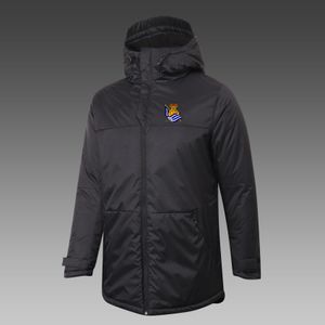 Real Sociedad Heren Down Winter Outdoor vrijetijdssportjas Bovenkleding Parka's Teamemblemen op maat