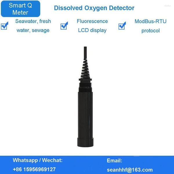 Controlador de oxígeno disuelto en tiempo real Medidor de monitor industrial DO Tester RS485 Modbus 4-20mA Salida de relés Estanque de peces