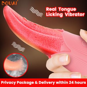 Véritable langue léchant vibrateur pour femmes G spot stimulateur clitoridien Mini clito sexy jouets pour Rose femme masturbateur