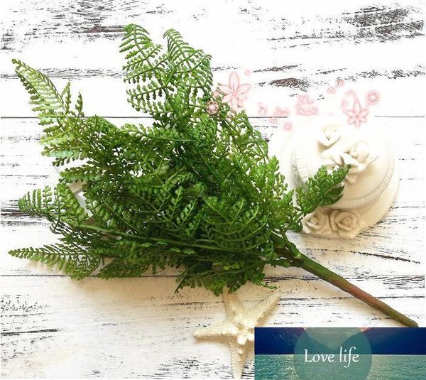 Real Touch Feeling Fern Leaf Bunch 31cm Longueur Fleurs Artificielles Verdure Plante À Feuilles Persistantes pour Centres De Mariage Verdure Décorative