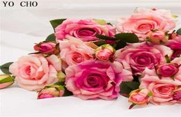 Real Touch Rose Christmas Decorations For Home Silk Artificial Peony Marriage Decoration Marrige Decorative Flower Party décor 21113534391