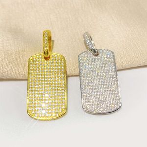 Real U Hip Hop Iced Out Vvs Moissanite Diamond hanger ketting voor mannen Sterling Sier Fashion Jewelry Hangers Charm