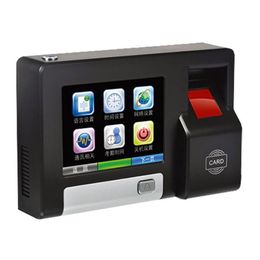 Realand M60 3.5 inch Touch Screen RFID-kaart 5000 Vingerafdruk Deurtoegangscontrolesysteem