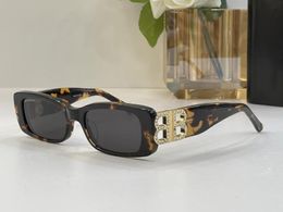 Realfine 5A Eyewear BB BB0096S Dynastie Strass Rechthoek Luxe Designer Zonnebril Voor Man Vrouw Met Bril Doek Doos