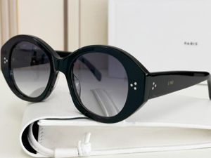 Realfine 5A lunettes Cline CL4S240 ronde S240 lunettes de soleil de luxe pour homme femme avec lunettes boîte en tissu CL40754V