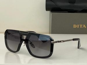Realfine 5A Lunettes Dita Mach-Eight DTS400 Lunettes de soleil design de luxe pour homme femme avec boîte à lunettes en tissu