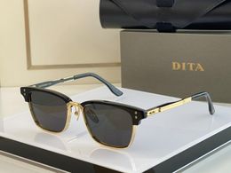 Realfine 5A Eyewear Dita Statesman Six DTX132 Luxe designer zonnebril voor man vrouw met glazen stoffen doos