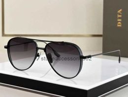 Realfine 5A lunettes Dita sous-système DTS141 lunettes de soleil de luxe pour homme femme avec lunettes boîte en tissu TJCE