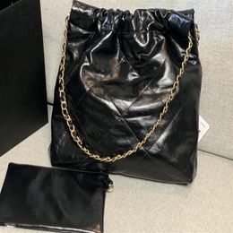 Realfine Bags 5A AS3260 35 cm 22 petit sac à main en cuir de veau sacs à main pour femmes avec sac anti-poussière 2654