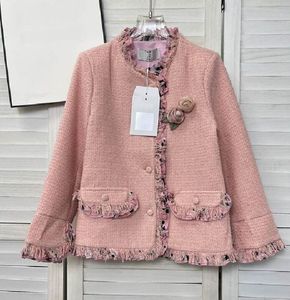 Realfine Blends 5A tweed jas jurk herfst winter jassen voor vrouwen maat s-l